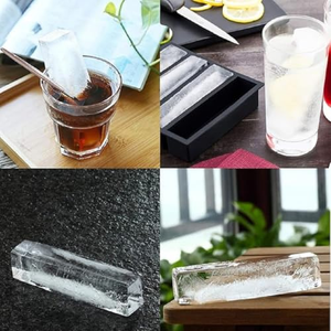 Plateau à glaçons carré en silicone écologique haute performance au design personnalisé pour les bars et restaurants commerciaux - Product Image 2