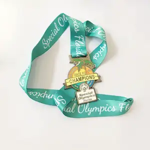 Champion Medals Custom Powerlifting Weightlifting Metal Crystal Medal Champion League Brass Sport Medal Basketball 1st Place Personal PVC