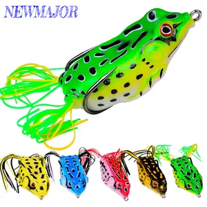 NEWMAJOR 5/8.5/13/17.5g soft frog lure Topwater Frog Silicone artificiale Crank Bait esche rana topwater