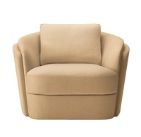 Canapé contemporain moderne de haute qualité en tissu de luxe Chaise de loisirs simple pour le salon, la chambre à coucher ou l'hôtel