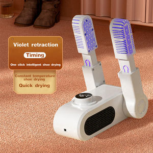 Séchoir à chaussures pliable avec minuterie, séchoir à bottes portable, chauffe-chaussures rétractable électrique avec fonction désodorisante pour la maison - Product Image 2