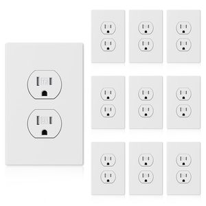 Elegrp 15 amp 125V Duplex Ổ cắm ổ cắm, ổ cắm điện tường, tr chống xáo trộn khu dân cư cấp tường ổ cắm - Product Image 1