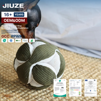 Jouets d'exercice pour chiens JIUZE, fabriqués sur mesure, écologiques, luxueux, modernes, en polyester et coton, pour soulager l'anxiété et l'entraînement