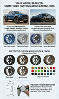 Jantes en alliage 5x108 de 17, 18, 19, 20 pouces, jantes profondes à formage par flux pour Ford, Volvo, Jaguar, Land Rover, Peugeot