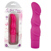 Aphrodisa G-Punkt Kurven-Vibrator Silikon ABS Wasserdicht 10 Funktionen Multi-Modus Umweltfreundlicher Weicher Persönlicher Massager für Frauen