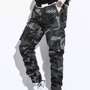 Joggers personalizados para hombre, pantalones <span class=keywords><strong>de</strong></span> camuflaje para hombre, pantalones cargo con múltiples bolsillos - Product Image 4