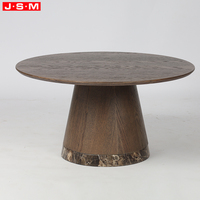 Table basse contemporaine en bois massif, design durable et écologique, plateau en pierre, table d'appoint pour salon, chambre à coucher, table de chevet