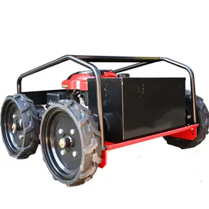 Cortador de gramado automático robô controle remoto, venda quente, para indústria da agricultura