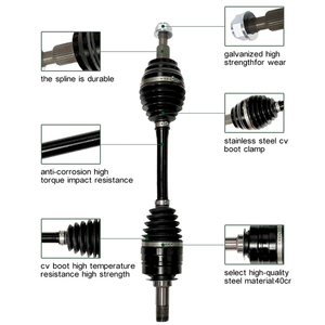 3815-A307 Piezas de automóviles de alta calidad Eje delantero Eje de transmisión izquierdo para Fiat Fullback Pickup <span class=keywords><strong>4x4</strong></span> 2016- - Product Image 3