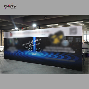 حامل صور إعلاني قابل للطي 8×8 مع خلفية قابلة للسحب وحامل فوليرو للعرض - Product Image 2