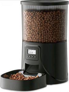 Dispensador de Comida para Gatos Temporizado de 4L, Programable de 1 a 6 Comidas para Gatos y Perros Pequeños y Medianos - Comedero Automático para Mascotas - Product Image 6