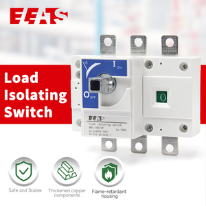 ELEATS <span class=keywords><strong>HGL</strong></span> 400V 100A 160A Interrupteur d'isolement à double commande 3P 4P 630A Commutateur de transfert manuel double alimentation Commutateur de transfert manuel - Product Image 2