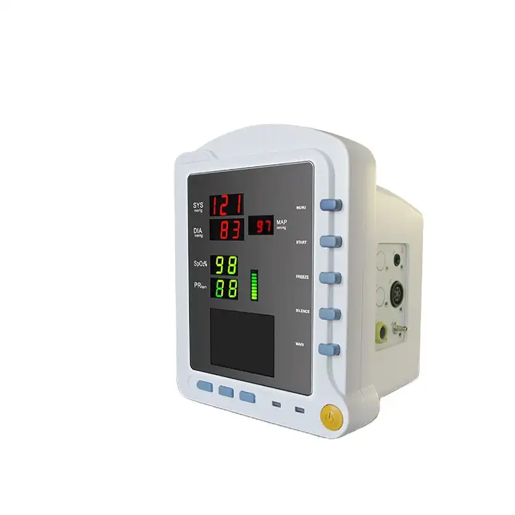 İlk yardım cihazları tip hasta monitörü CMS5100 contec 3 parametre etco2 ambulans hasta monitörü