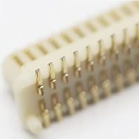 BTB 0.8mm Pitch Board to Board Connecteur Mâle Femelle En-tête 80Pin H5.0 3.0 Double Rangée 2x40 Position Smd Smt Type Plaqué Or