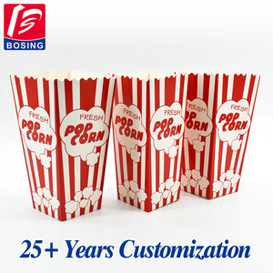 Dùng Một Lần Tùy Chỉnh In Gà Bỏng Ngô Xô Hộp Giấy Hộp Thực Phẩm Bao Bì Bỏng Ngô Hộp - Product Image 2