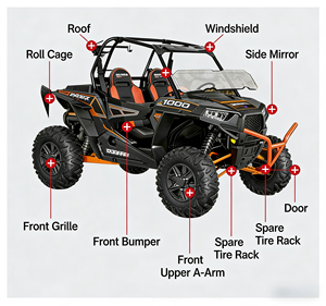 Parachoques Delantero en Forma de A para Can-Am <span class=keywords><strong>Bombardier</strong></span> <span class=keywords><strong>Maverick</strong></span> <span class=keywords><strong>X3</strong></span> 2016-2022, Protección para Vehículo Todoterreno UTV - Product Image 5