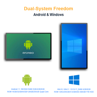 Pantalla LCD Inteligente de Señalización Digital Personalizada de 43/49/55/65 Pulgadas con Montaje en Pared IP65, Pantalla Publicitaria para Tiendas Minoristas, Gráficos y Animaciones