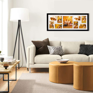 4x6 hình ảnh khung cắt dán với 9 lỗ hiển thị gỗ hình ảnh khung bán buôn cho Treo Tường - Product Image 3