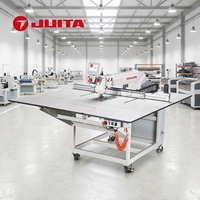 Machine à coudre industrielle à point noué CNC à lit plat, programmable, à grande vitesse, à aiguille simple, nouvelle génération, JUITA JTK8F-90A, pour usage domestique
