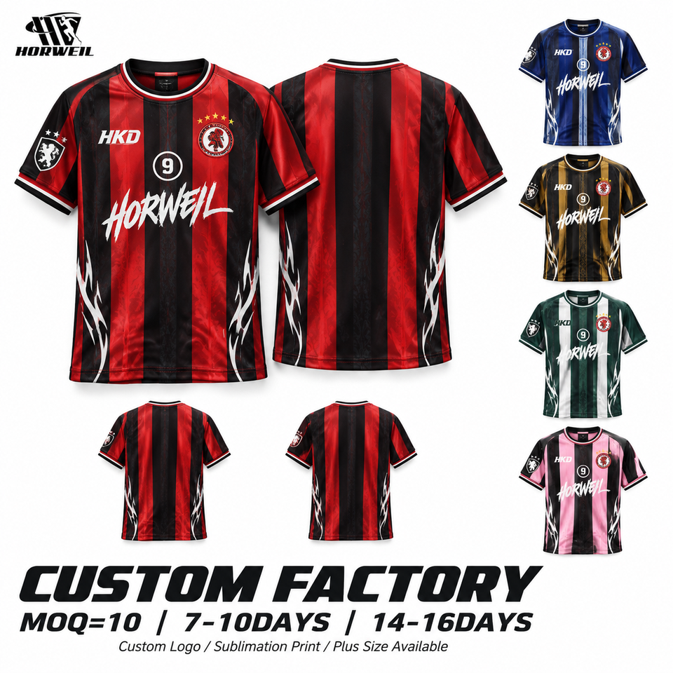 100%Polyester Custom Free Design Color Sublimation Vintage Soccer ...