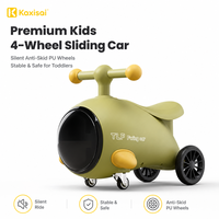 Moderno Carro Deslizante de 4 Ruedas para Niños Pequeños, Seguro y Estable, Juguete para Empujar con los Pies, con Ruedas EVA Silenciosas para Edades de 1 a 3 Años