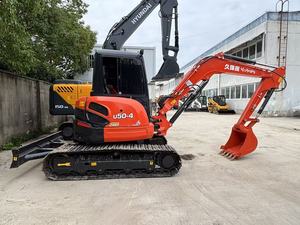 Mini excavatrice de U50-4 de Kubota utilisée avec de bonnes performances poids de l'opération 5ton caractéristiques composants principaux de moteur et de pompe - Product Image 3