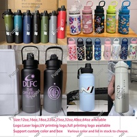 Bouteille d'eau isotherme en acier inoxydable 18/8 personnalisée, écologique, de 40oz, 32oz, 25oz, 22oz, avec logo, vente en gros Pupor