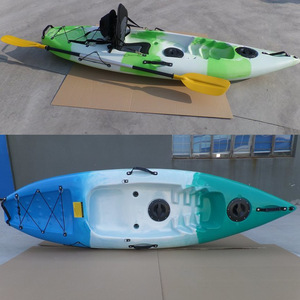Kayak Individual con Capacidad para 120 kg, Kayak Abierto para Pesca, Canoa de Plástico para Uso en Aguas Tranquilas - Product Image 3