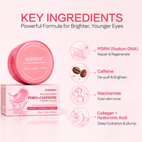 Patchs pour les yeux M Eye Patch PDRN Caffeine Collagène, hydratants et raffermissants, gel pour les yeux, atténue les cernes et les poches sous les yeux, soin coréen pour la peau