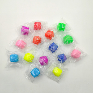 3.5cm Square Flour Ball Rubber Slow Rebound Squeeze Stress Relief Toy Squishy Cubes Colorful Slow Rising Fidget Toy for Ages - Product Image 4