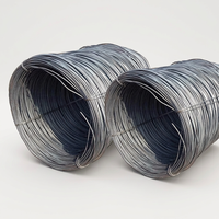 Fil de fer en acier à haute teneur en carbone SWRH82B 45 #   Fil de fer pour câble métallique PC de 5,5 mm à 12 mm pour la fabrication de ressorts