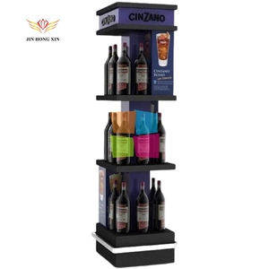 Led ánh sáng sang trọng cửa hàng <span class=keywords><strong>Acrylic</strong></span> chai nước đứng chăm sóc da xe làm mát không khí Lotion rượu bia có thể hiển thị Rack cho các cửa hàng - Product Image 6