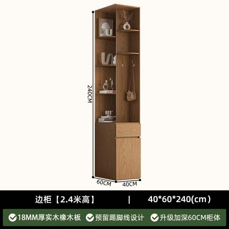 Armoire d'angle en chêne [2,4 mètres de haut]