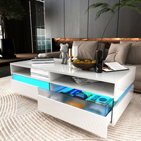 Ensemble de tables basses sur mesure de haute qualité, table basse moderne de luxe en bois