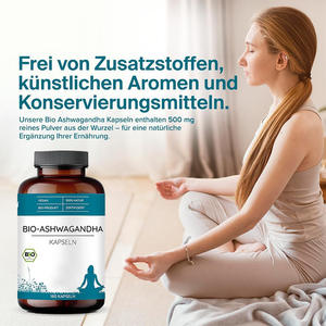 Cápsulas de Ashwagandha OEM de alta calidad al mejor precio para adultos, no para mujeres embarazadas o niños - Product Image 3