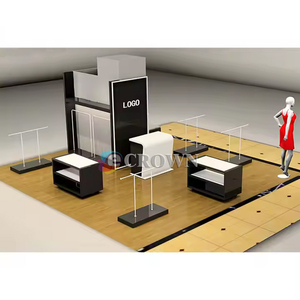 Welcome Design Garment Kiosk Cartoon Clothing Display Kiosk 8pcs <strong>Layette</strong> Display Unisex Garment Kiosk Fixture t Shirt Kiosk OEM - Product Image 3