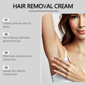 Crema Depilatoria Natural y Orgánica de 100g para Eliminar el Vello Corporal sin Dolor, Depilación Permanente para Hombres y Mujeres - Product Image 3