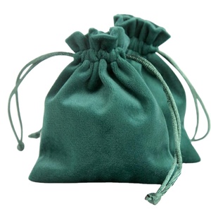 Pochette à Bijoux en Daim Doux de Luxe avec Cordon de Serrage, Prix Usine, Vente en Gros avec Logo - Product Image 1