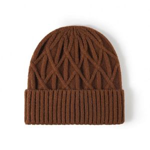 Gorro de Lana Acrílica 100% de Alta Calidad, Estilo Retro Clásico, con Logotipo Personalizado, Gorro de Hombre con Trenzas - Product Image 1