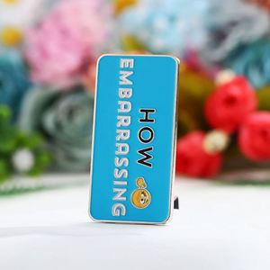 Imán de nevera personalizado de fábrica, imán de nevera de aleación metálica esmaltada plateada, logotipo, letras, palabras, imán de nevera promocional personalizado - Product Image 2