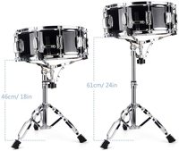 Wholesale Factory Direct Percussion Musical Instrument 14 Inch Snare Drum with Stand for Wholesale Only
