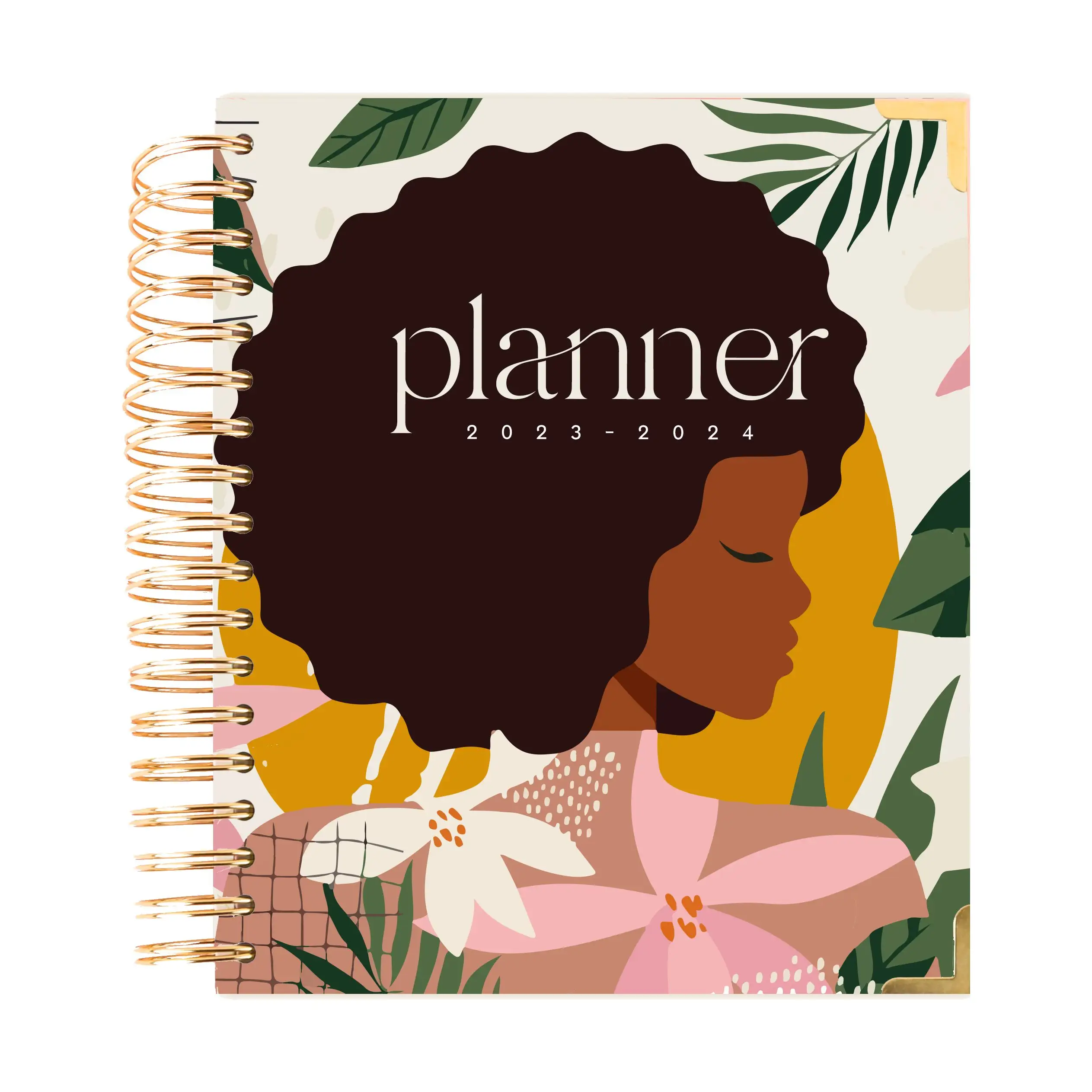 Custom Goede Kwaliteit Drukwerk Service Van Spiraal Gebonden Private Label Note Boek Dagboek A5 Journal Planner