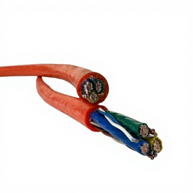 300 Degree Fire Heat Resistance Cable Rubber Ultra Flexible Stranded 1.5mm 2.5mm 16mm 4 Core Copper 100m Heating
