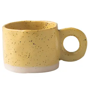 Mug Coffee Ceramic Nordic Ins Style Creative Irregular Novelty Gifts Cute Mugs Business Gifts HANDGRIP Unique Design Cute Mugs