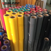Vinyle thermocollant coloré en rouleau pour t-shirts, vinyle PVC pour Silhouette Cameo, facile à découper et à désherber