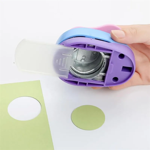 Fustelle Circolari a Colori Assortiti da 8/16/25/38/50mm, Punzoni per Scrapbooking Fai da Te, Macchina per Taglio Carta, Perforatrice Rotonda - Product Image 5