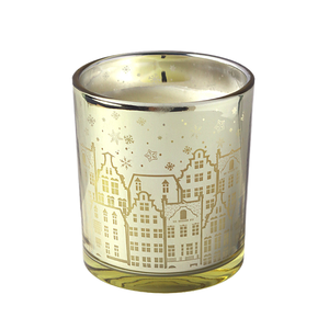 Customized Logo Glass Candle with Light for Festivals Valentine's Day Diwali-New Condition <b>Paraffin</b> Soy Wax Cotton Wick Bars - Product Image 1