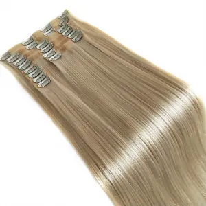 High Quality Ombre Color Natural Real Remy Human Hair Clip In Hair Extensions 8''-30''Remy Indian Hair