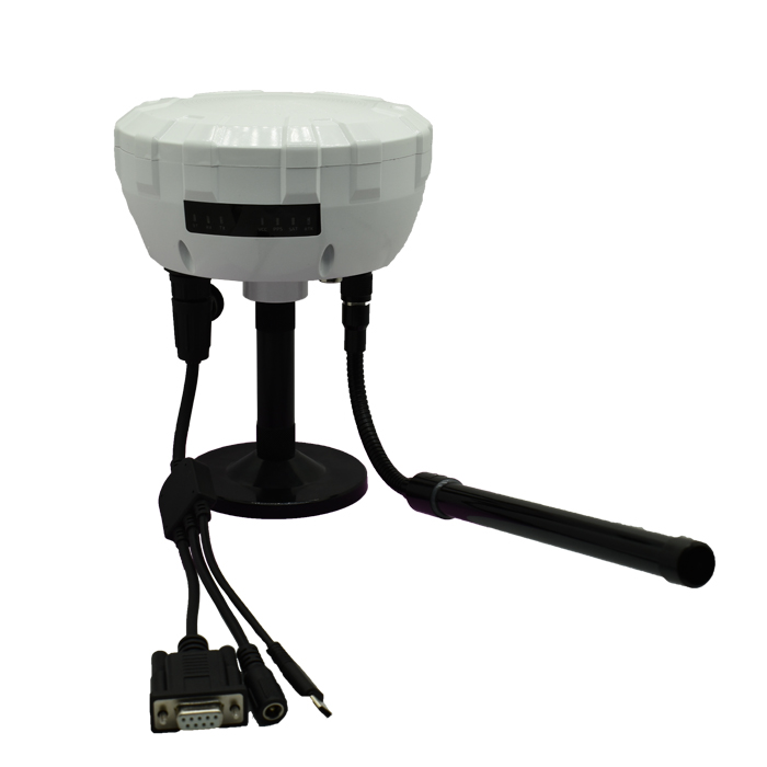 Base GNSS RTK et récepteur rover modèle gps antenne bluetooth 5.0 avec radio 433mhz 2w 10KM usb étanche IP67