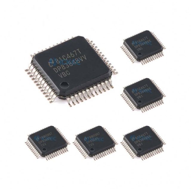 DP83848CVV DP83848IVV DP83640TVV DP83848CVVX/NOPB DP83848IVVX/NOPB DP83640TVVX/NOPB Ethernet chip ICKEC ChipIC LQFP48